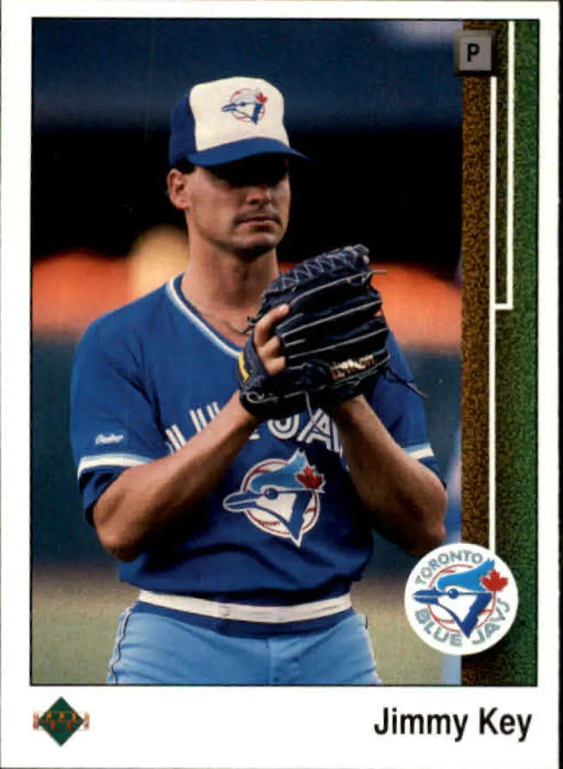 1989 Upper Deck #291 Jimmy Key NM-MT Toronto Blue Jays Baseball Card - Baseball Card Single
