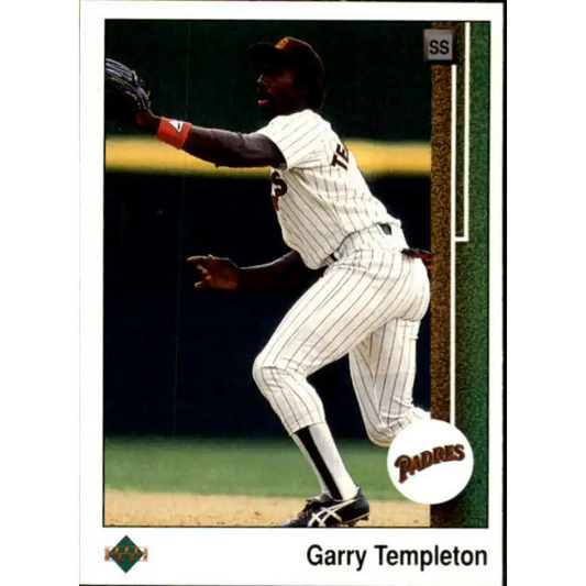 1989 Upper Deck #297 Garry Templeton NM-MT San Diego Padres Baseball Card - Baseball Card Single