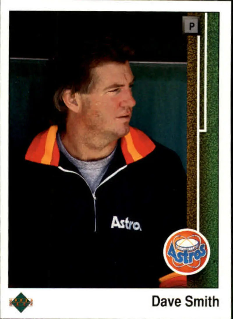 1989 Upper Deck #302 Dave Smith NM-MT Houston Astros Baseball Card - Baseball Card Single