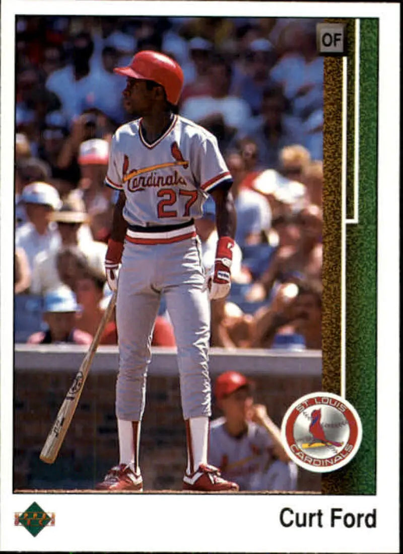 1989 Upper Deck #309 Curt Ford NM-MT St. Louis Cardinals Baseball Card - Baseball Card Single
