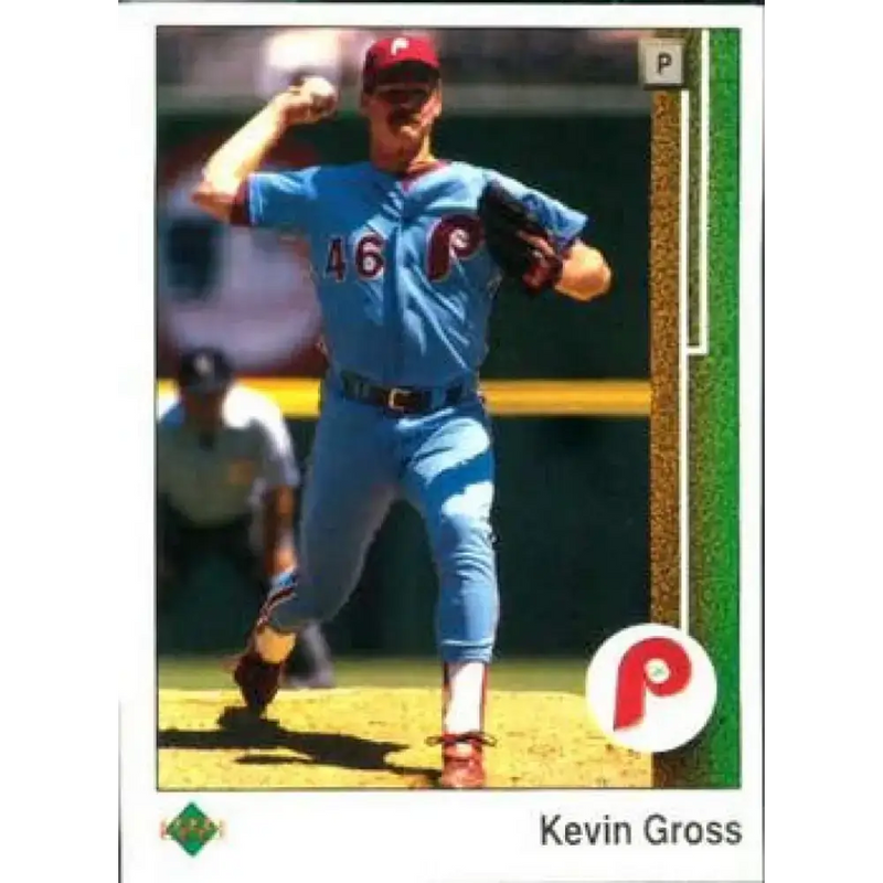 1989 Upper Deck #31 Kevin Gross NM-MT Philadelphia Phillies Baseball Card - Baseball Card Single
