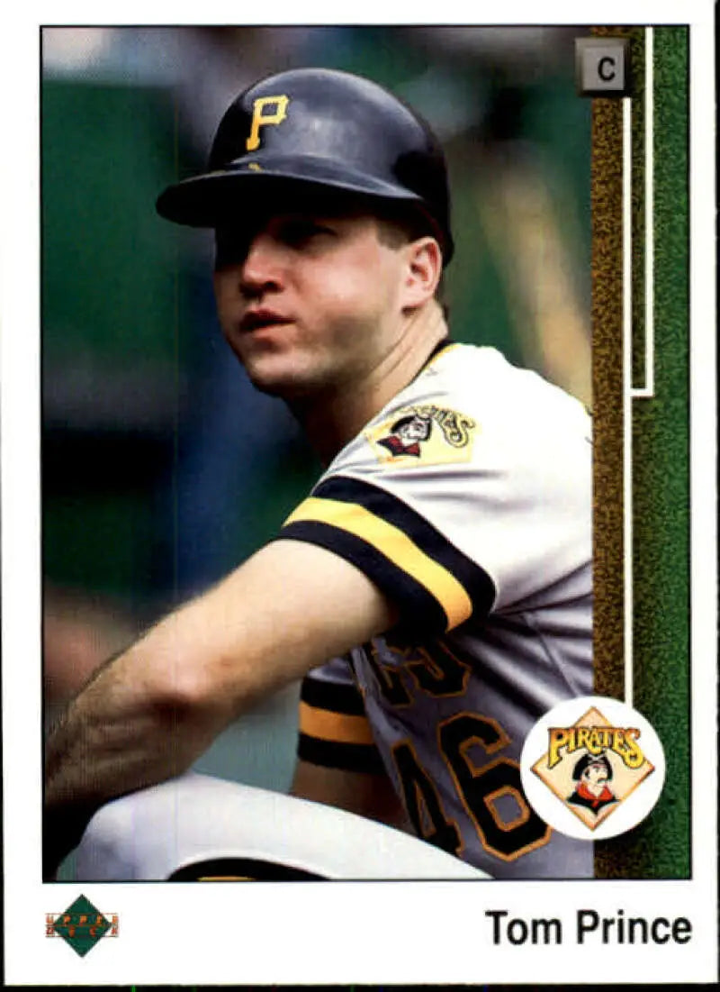 1989 Upper Deck #311 Tom Prince NM-MT Pittsburgh Pirates Baseball Card - Baseball Card Single