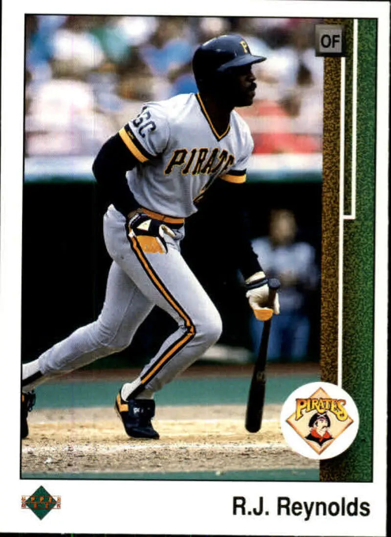 1989 Upper Deck #315 R.J. Reynolds NM-MT Pittsburgh Pirates Baseball Card - Baseball Card Single