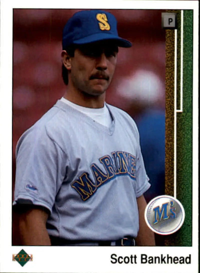 1989 Upper Deck #316 Scott Bankhead NM-MT Seattle Mariners Baseball Card - Baseball Card Single