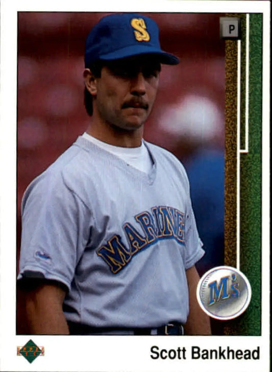 1989 Upper Deck #316 Scott Bankhead NM-MT Seattle Mariners Baseball Card - Baseball Card Single