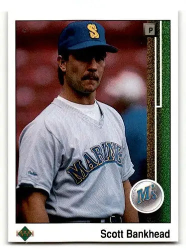 1989 Upper Deck #316 Scott Bankhead Seattle Mariners Baseball Cards ID:54118 - Baseball Card Single