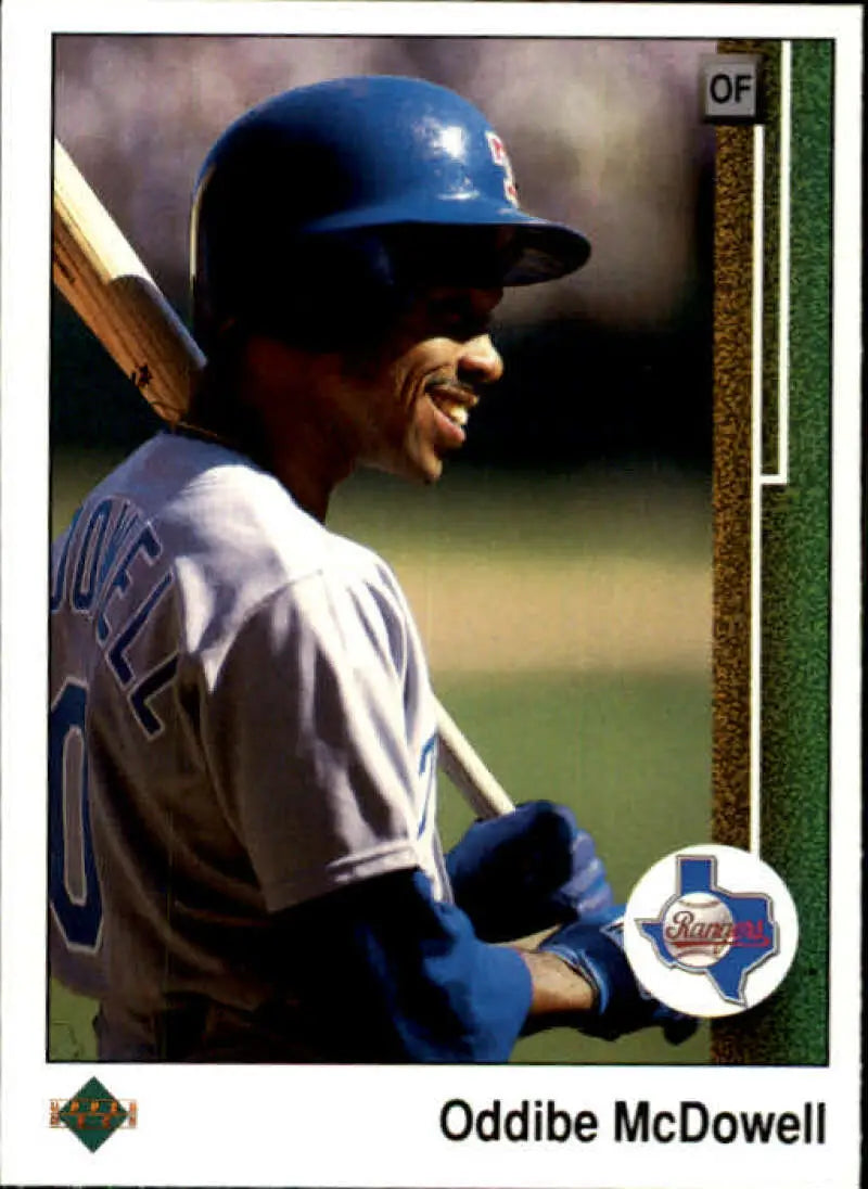 1989 Upper Deck #333 Oddibe McDowell NM-MT Texas Rangers Baseball Card - Baseball Card Single