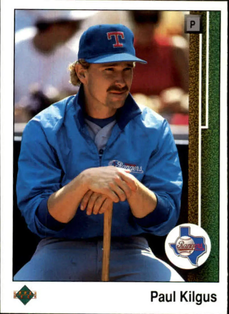 1989 Upper Deck #335 Paul Kilgus NM-MT Texas Rangers Baseball Card - Baseball Card Single