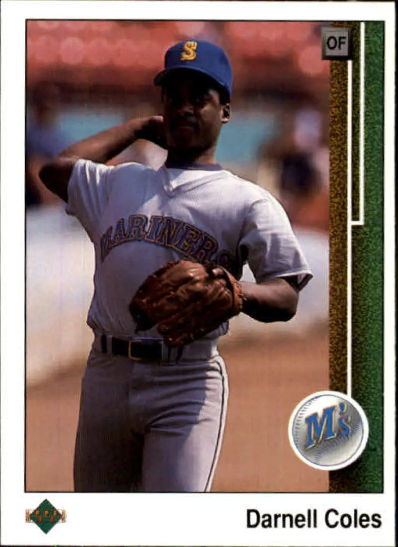 1989 Upper Deck #339 Darnell Coles NM-MT Seattle Mariners Baseball Card - Baseball Card Single
