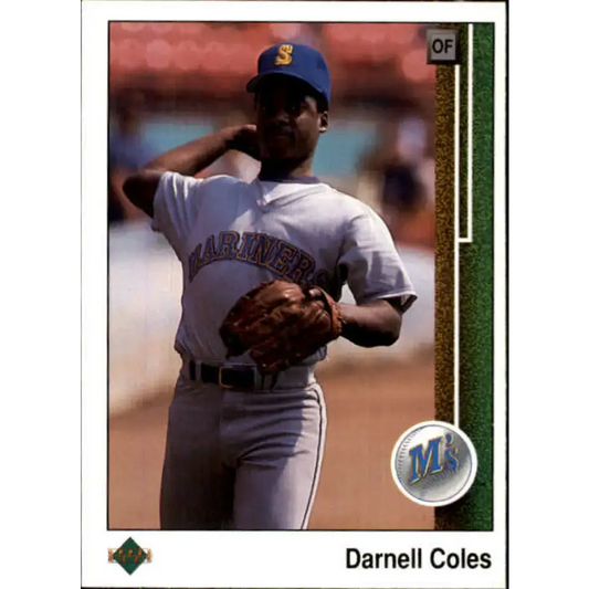 1989 Upper Deck #339 Darnell Coles NM-MT Seattle Mariners Baseball Card - Baseball Card Single