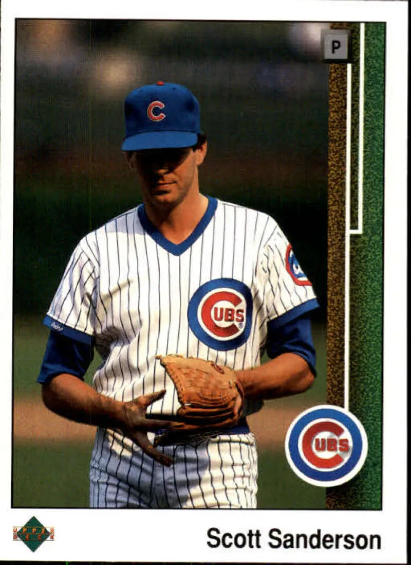 1989 Upper Deck #342 Scott Sanderson NM-MT Chicago Cubs Baseball Card - Baseball Card Single