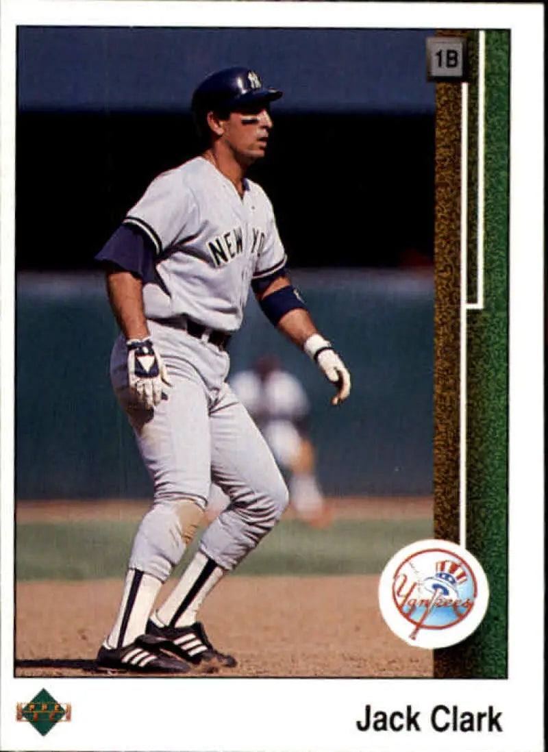 1989 Upper Deck #346 Jack Clark NM-MT New York Yankees Baseball Card - Baseball Card Single