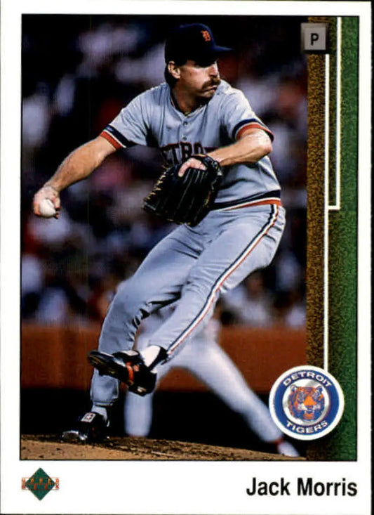 1989 Upper Deck #352 Jack Morris NM-MT Detroit Tigers Baseball Card - Baseball Card Single