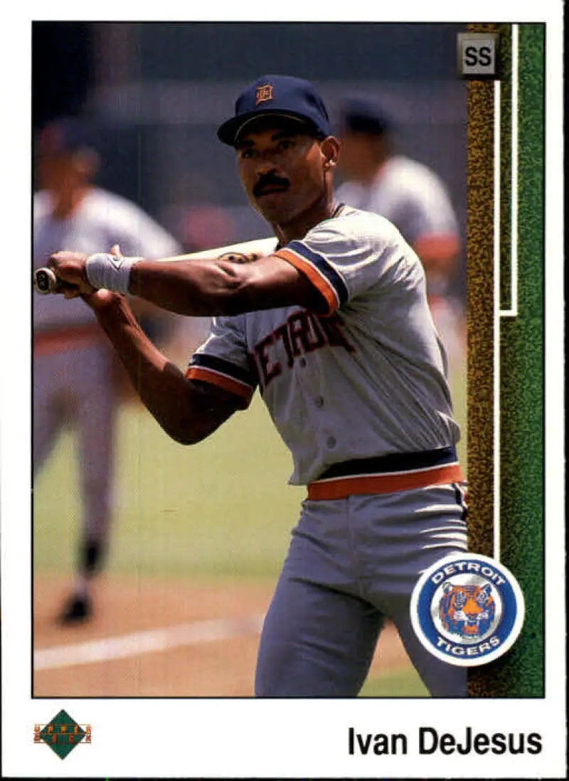 1989 Upper Deck #355 Ivan DeJesus NM-MT Detroit Tigers Baseball Card - Baseball Card Single