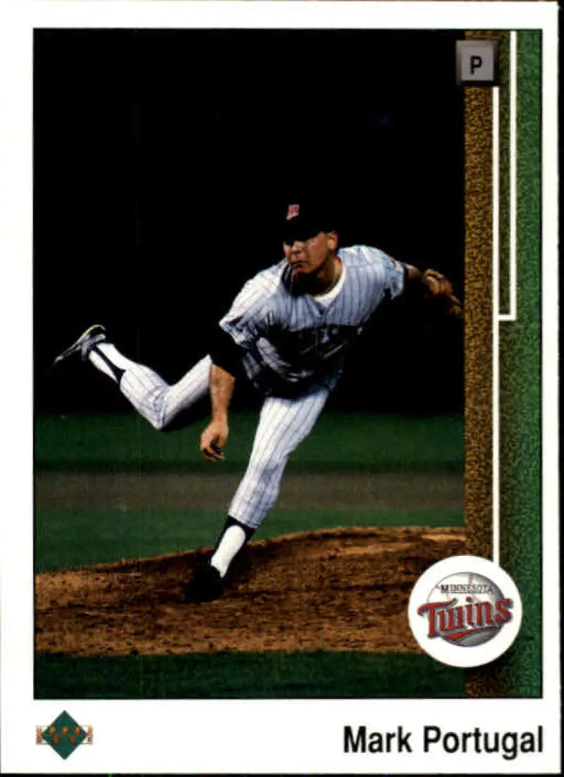 1989 Upper Deck #358 Mark Portugal NM-MT Minnesota Twins Baseball Card - Baseball Card Single
