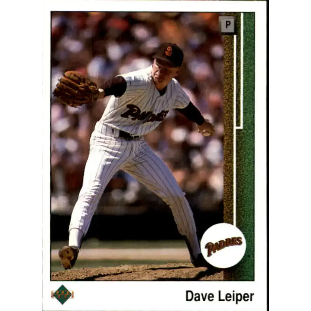 1989 Upper Deck #363 Dave Leiper NM-MT San Diego Padres Baseball Card - Baseball Card Single