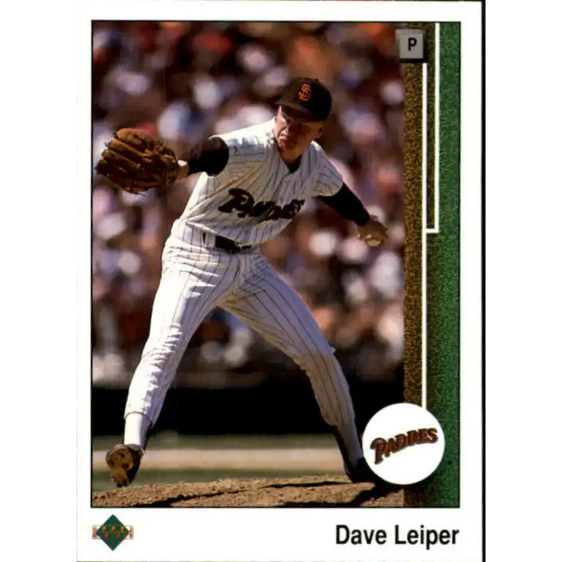 1989 Upper Deck #363 Dave Leiper NM-MT San Diego Padres Baseball Card - Baseball Card Single