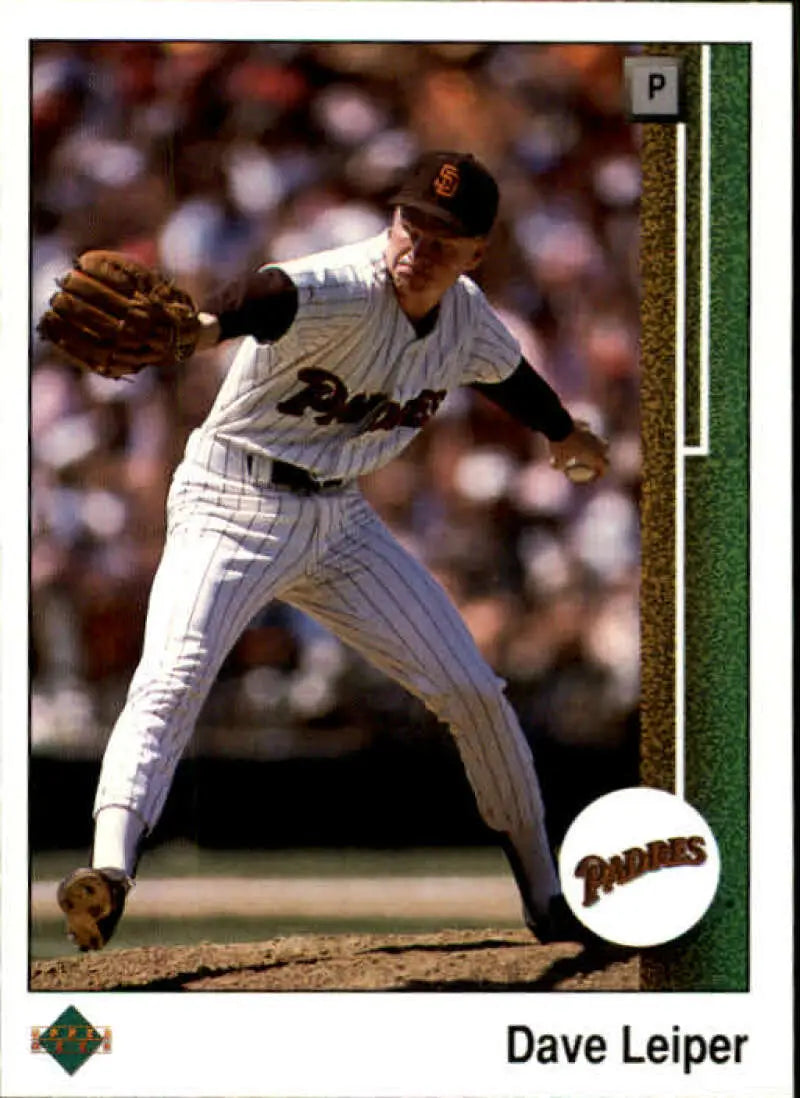 1989 Upper Deck #363 Dave Leiper NM-MT San Diego Padres Baseball Card - Baseball Card Single