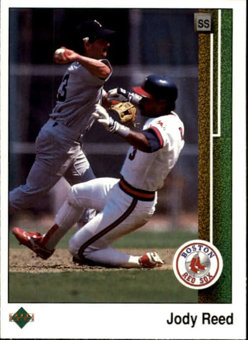 1989 Upper Deck #370 Jody Reed NM-MT Boston Red Sox Baseball Card - Baseball Card Single