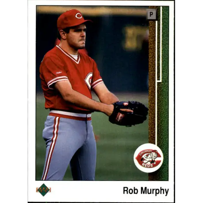 1989 Upper Deck #372 Rob Murphy NM-MT Cincinnati Reds Baseball Card - Baseball Card Single