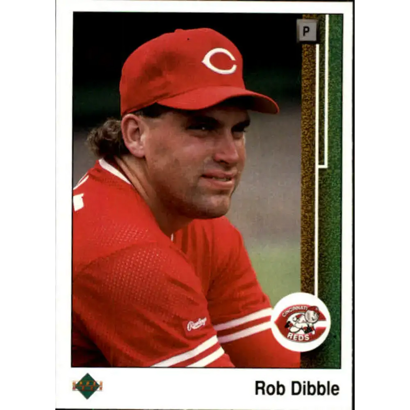 1989 Upper Deck #375 Rob Dibble NM-MT RC Rookie Cincinnati Reds Baseball Card - Baseball Card Single