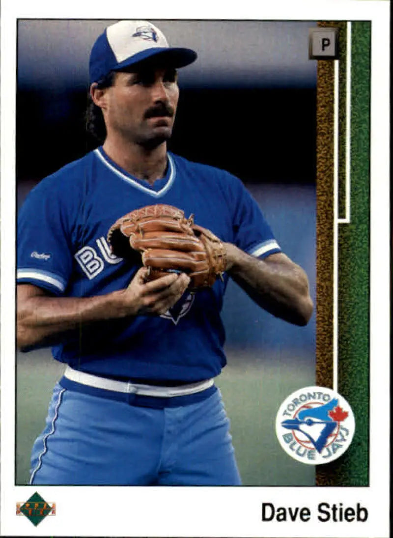 1989 Upper Deck #383 Dave Stieb NM-MT Toronto Blue Jays Baseball Card - Baseball Card Single