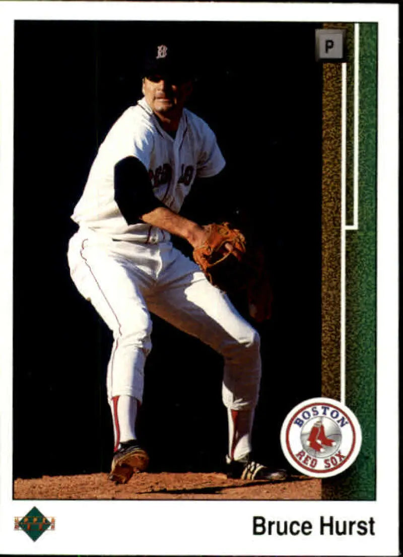 1989 Upper Deck #387 Bruce Hurst NM-MT Boston Red Sox Baseball Card - Baseball Card Single