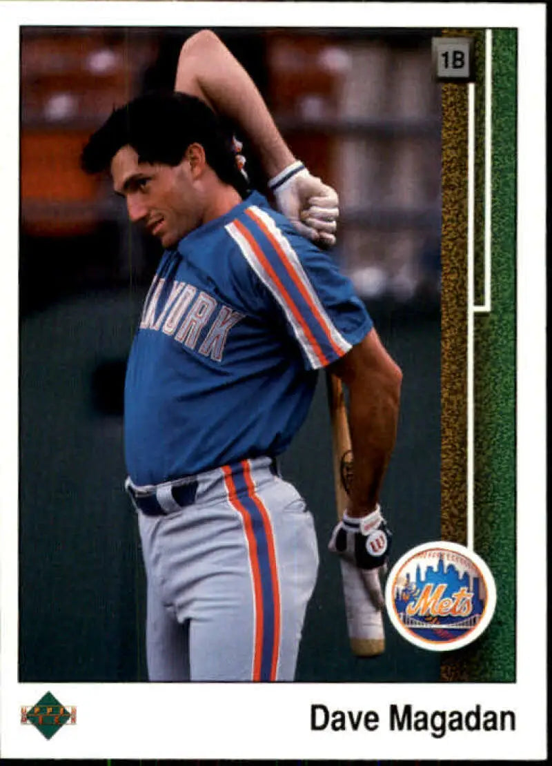 1989 Upper Deck #388 Dave Magadan NM-MT New York Mets Baseball Card - Baseball Card Single