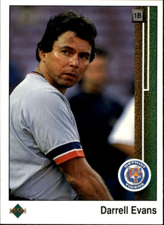 1989 Upper Deck #394 Darrell Evans NM-MT Detroit Tigers Baseball Card - Baseball Card Single