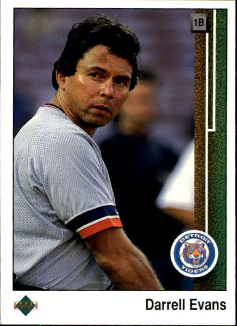 1989 Upper Deck #394 Darrell Evans NM-MT Detroit Tigers Baseball Card - Baseball Card Single