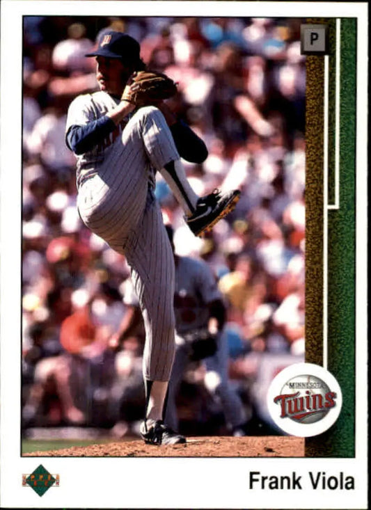 1989 Upper Deck #397 Frank Viola NM-MT Minnesota Twins Baseball Card - Baseball Card Single