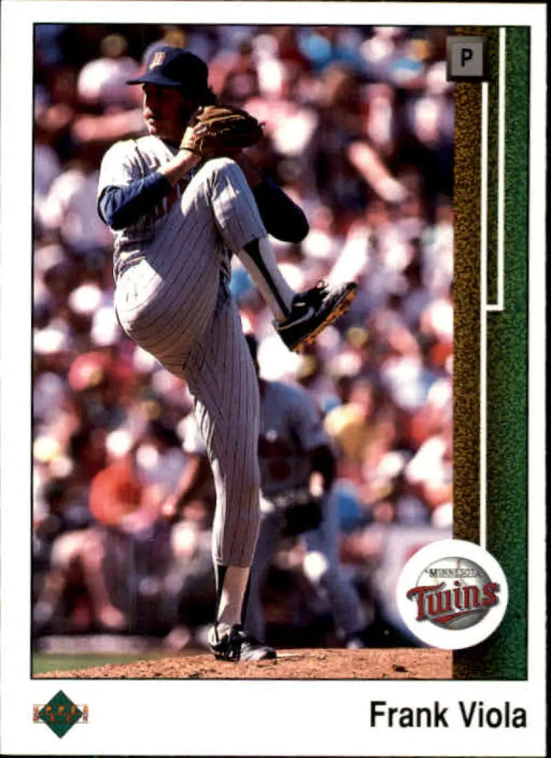 1989 Upper Deck #397 Frank Viola NM-MT Minnesota Twins Baseball Card - Baseball Card Single