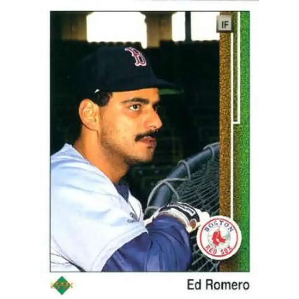 1989 Upper Deck #40 Ed Romero NM-MT Boston Red Sox Baseball Card - Baseball Card Single