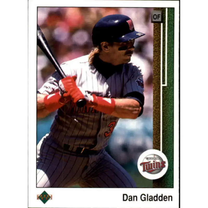 1989 Upper Deck #400 Dan Gladden NM-MT Minnesota Twins Baseball Card - Baseball Card Single
