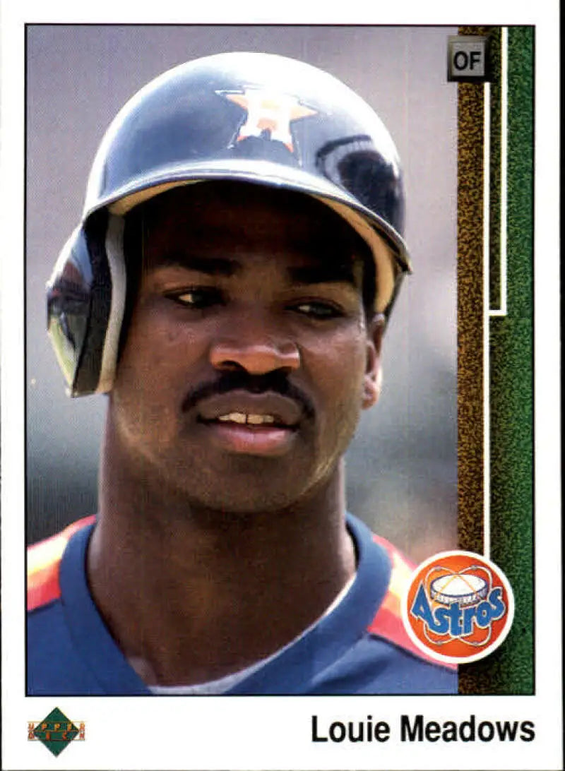 1989 Upper Deck #401 Louie Meadows NM-MT Houston Astros Baseball Card - Baseball Card Single