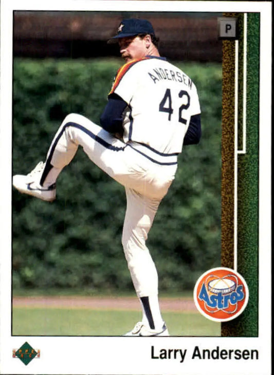 1989 Upper Deck #404 Larry Andersen NM-MT Houston Astros Baseball Card - Baseball Card Single