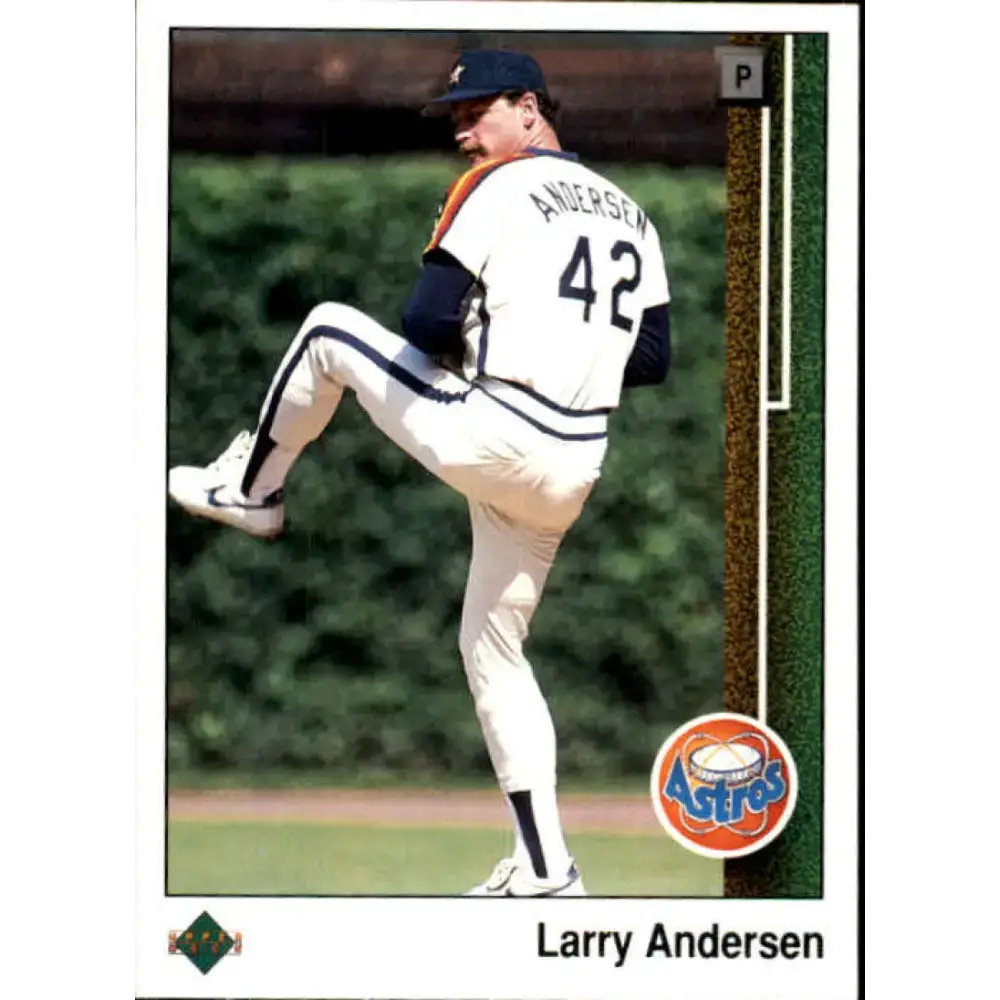 1989 Upper Deck #404 Larry Andersen NM-MT Houston Astros Baseball Card - Baseball Card Single