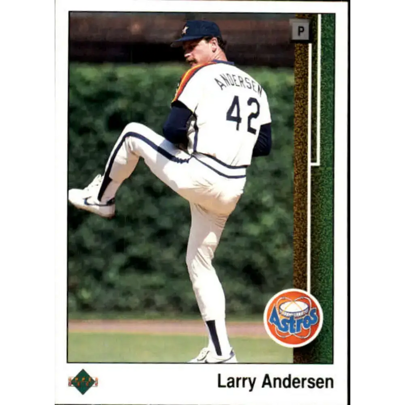1989 Upper Deck #404 Larry Andersen NM-MT Houston Astros Baseball Card - Baseball Card Single