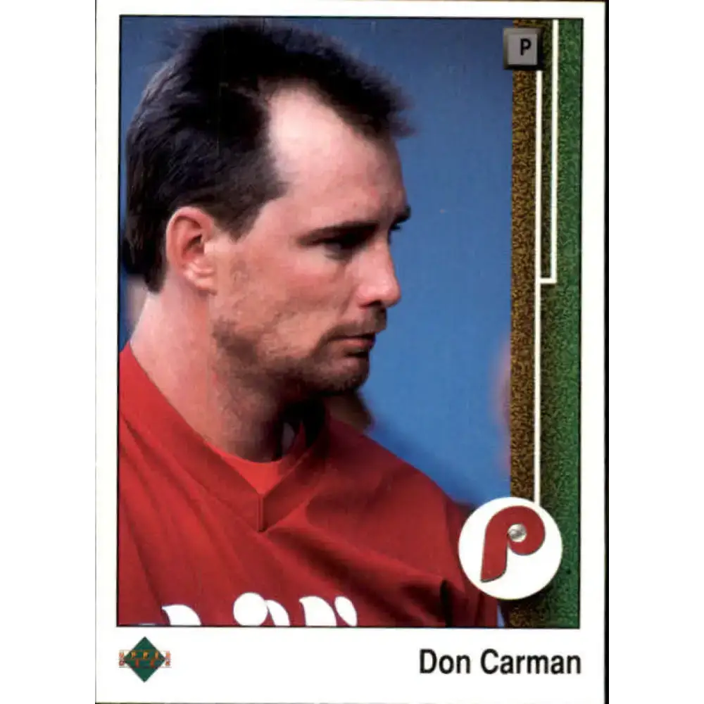 1989 Upper Deck #409 Don Carman NM-MT Philadelphia Phillies Baseball Card - Baseball Card Single