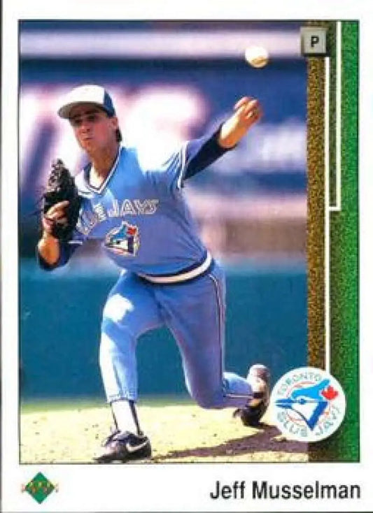 1989 Upper Deck #41 Jeff Musselman NM-MT Toronto Blue Jays Baseball Card - Baseball Card Single