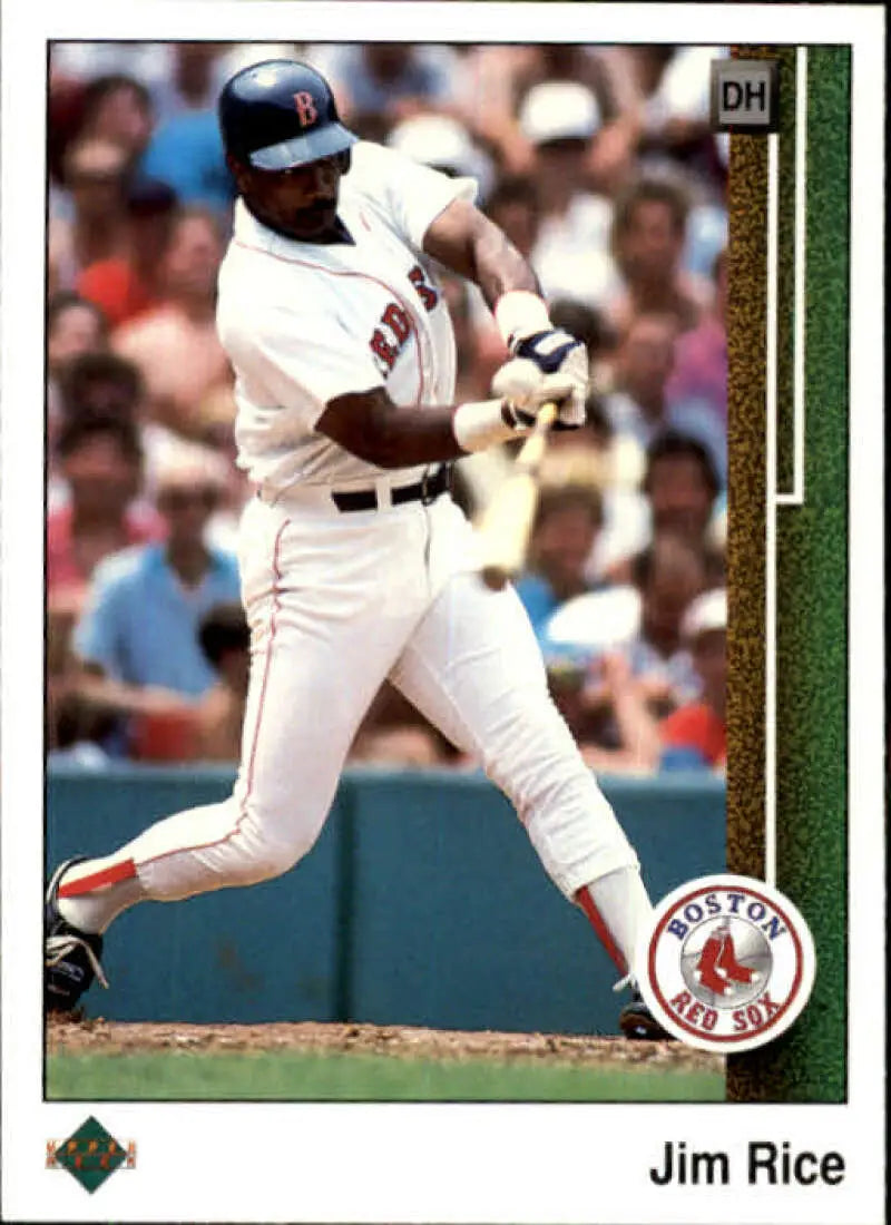 1989 Upper Deck #413 Jim Rice NM-MT Boston Red Sox Baseball Card - Baseball Card Single