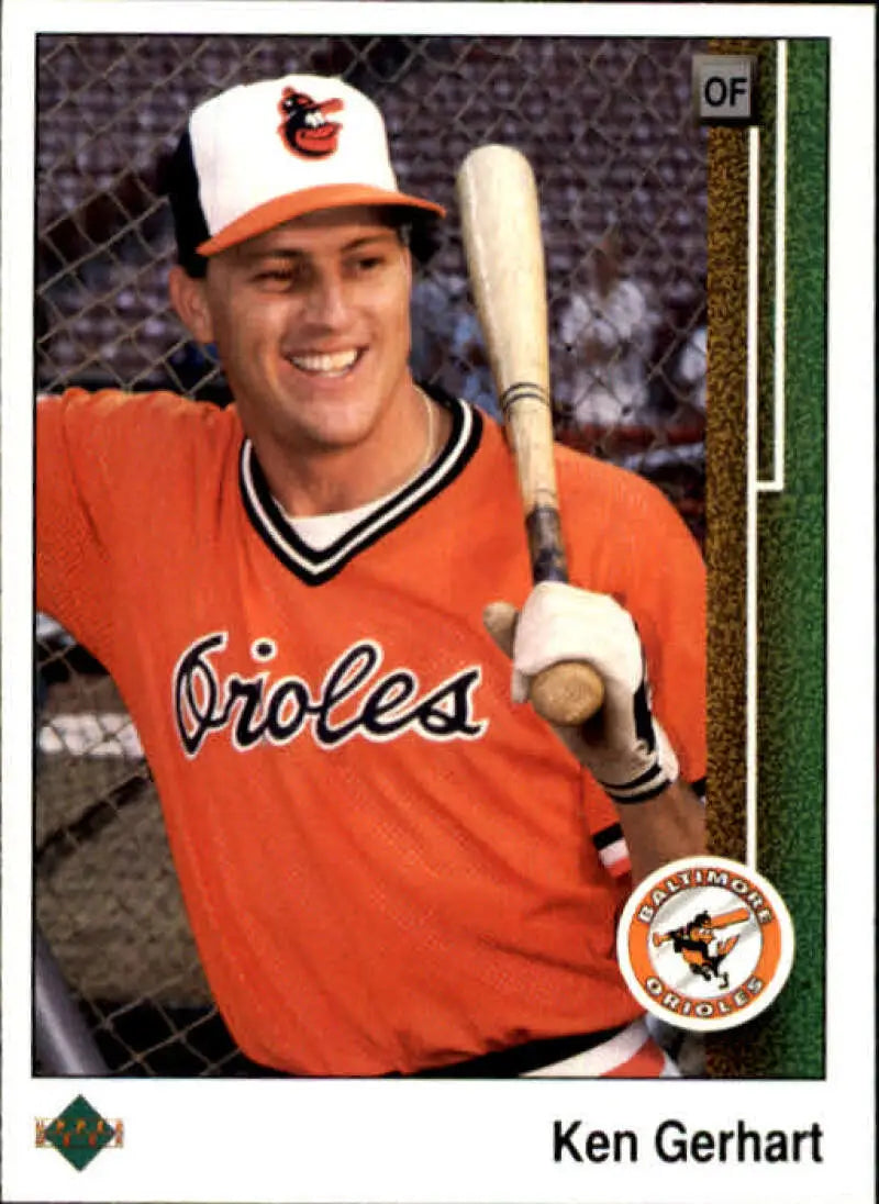 1989 Upper Deck #426 Ken Gerhart NM-MT Baltimore Orioles Baseball Card - Baseball Card Single
