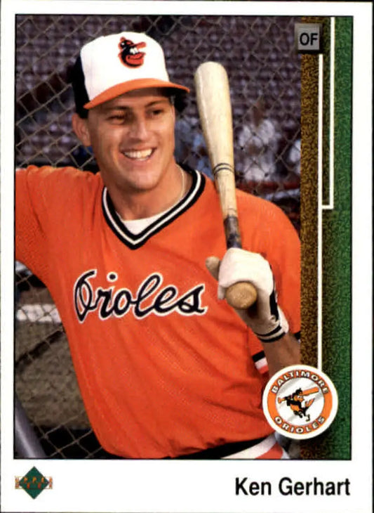 1989 Upper Deck #426 Ken Gerhart NM-MT Baltimore Orioles Baseball Card - Baseball Card Single
