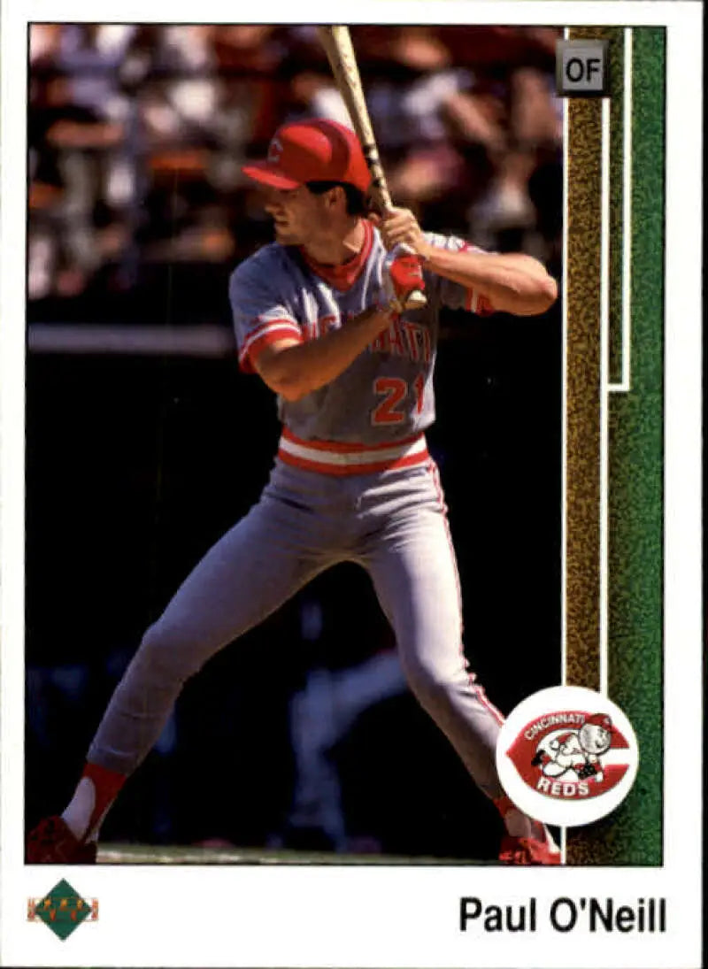 1989 Upper Deck #428 Paul O’Neill NM-MT Cincinnati Reds Baseball Card - Baseball Card Single