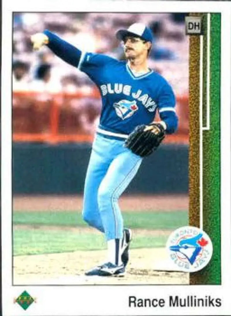 1989 Upper Deck #43 Rance Mulliniks NM-MT Toronto Blue Jays Baseball Card - Baseball Card Single