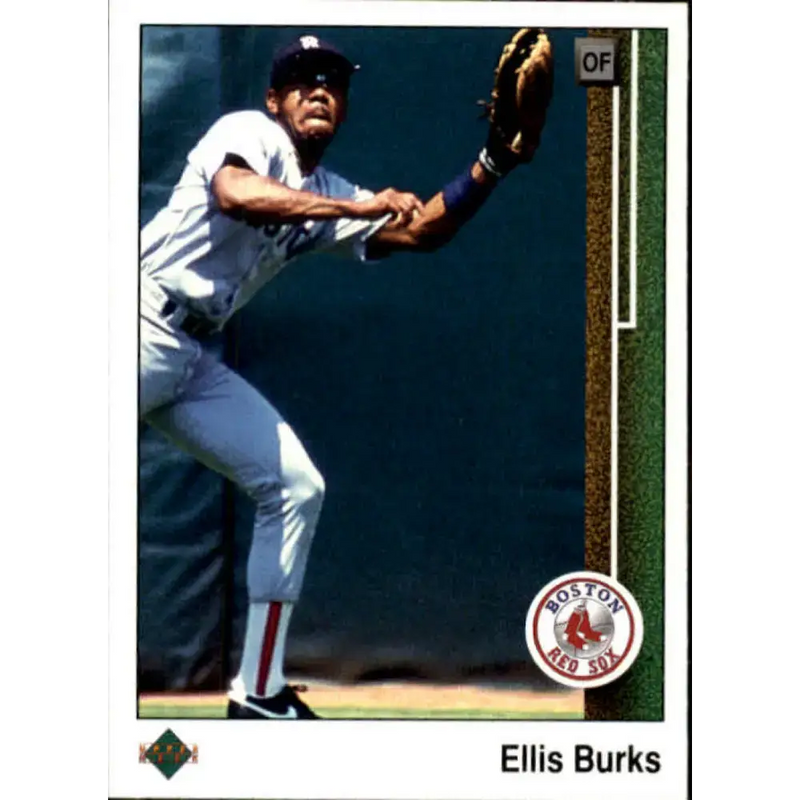 1989 Upper Deck #434 Ellis Burks NM-MT Boston Red Sox Baseball Card - Baseball Card Single