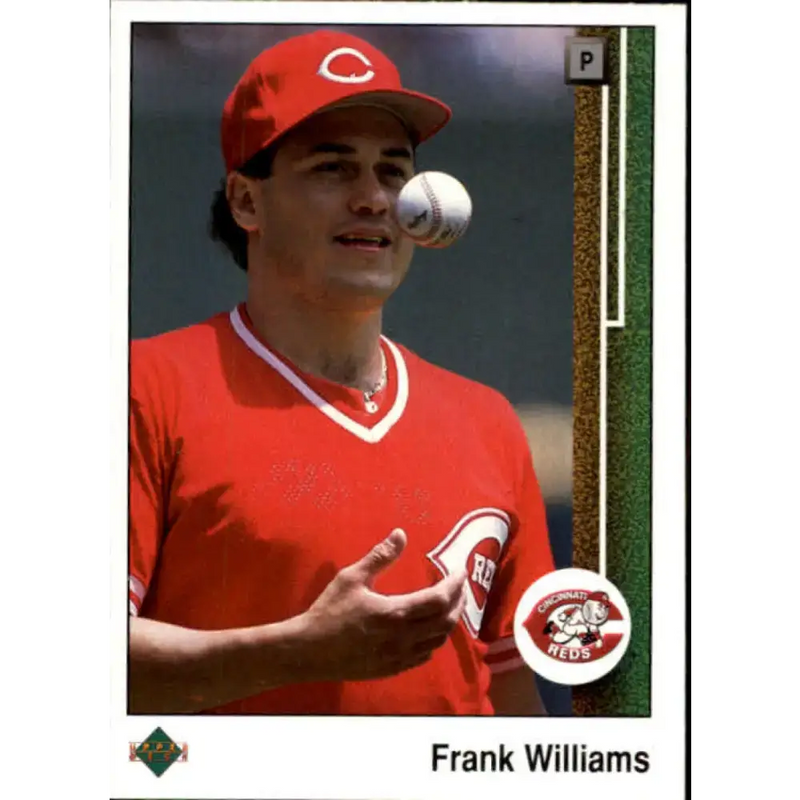 1989 Upper Deck #449 Frank Williams NM-MT Cincinnati Reds Baseball Card - Baseball Card Single