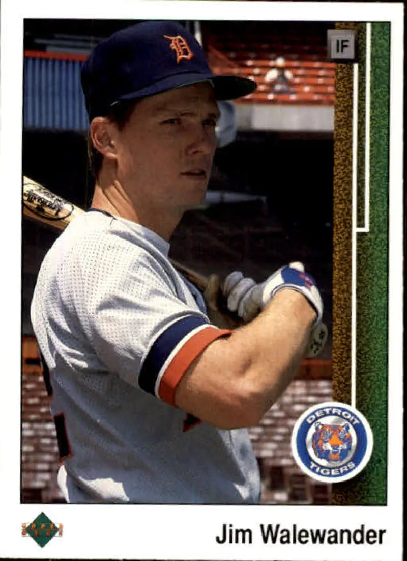1989 Upper Deck #454 Jim Walewander NM-MT Detroit Tigers Baseball Card - Baseball Card Single