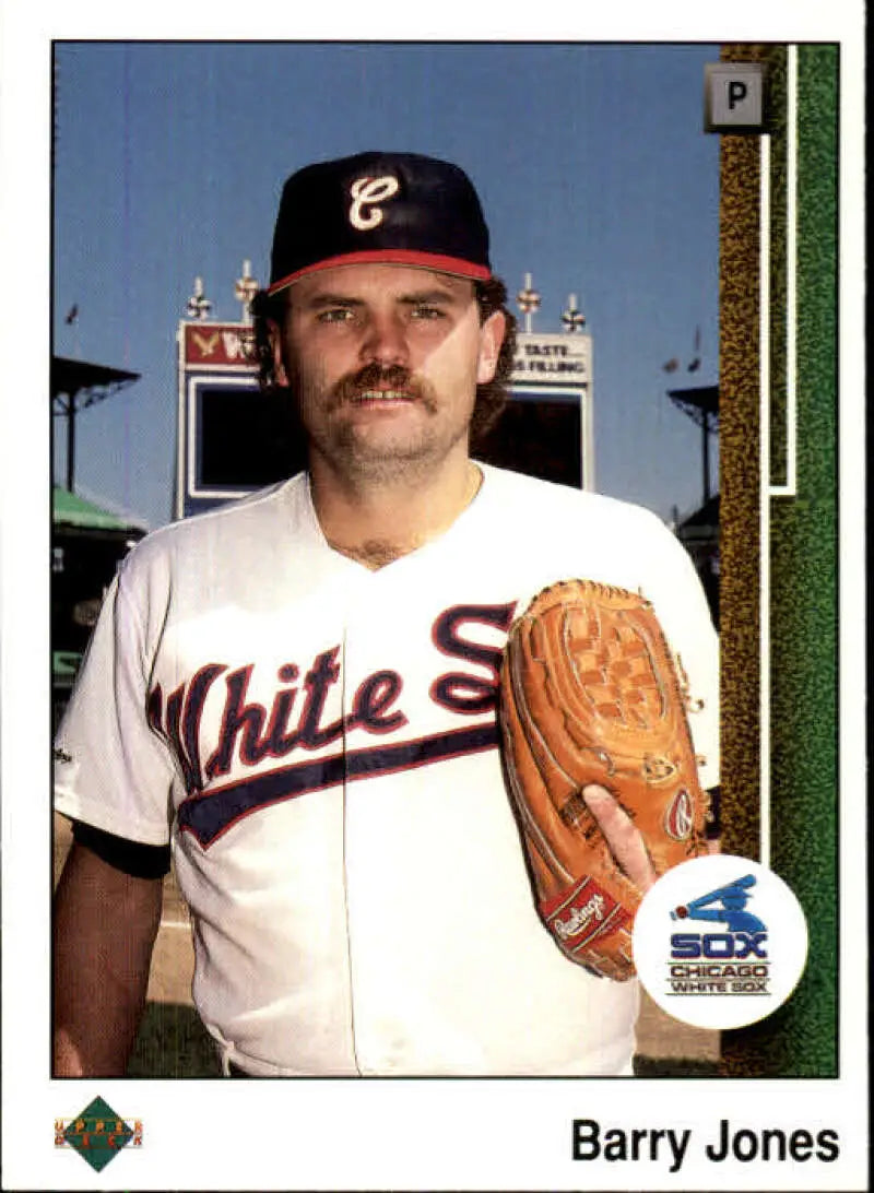 1989 Upper Deck #457 Barry Jones NM-MT Chicago White Sox Baseball Card - Baseball Card Single