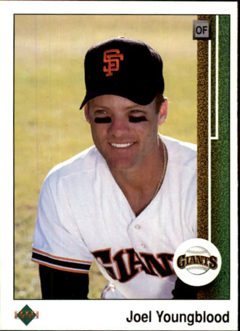 1989 Upper Deck #458 Joel Youngblood NM-MT San Francisco Giants Baseball Card - Baseball Card Single